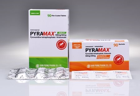 신풍제약이 제조한 말라리아 치료제 피라맥스. (사진=신풍제약)