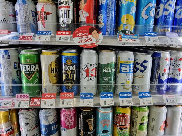 냉장고를 가득채운 맥주들이 주객을 유혹하고 있다.ⓒ공정뉴스