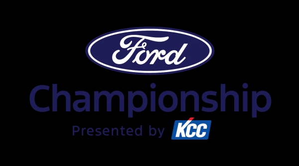 KCC CI가 반영된 미국여자골프 투어 신설 대회인 ‘포드 챔피언십 프리젠티드 바이 KCC’의 새 공식 로고. © KCC