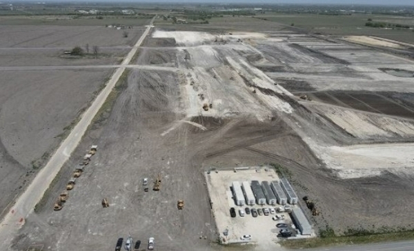삼성전자 파운드리 공장 미국 텍사스주 테일러시 부지 전경. © 뉴시스