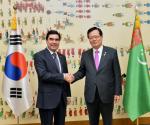 정의화 의장 투르크메니스탄 대통령과 회담, “한국 기술력과 투르크메니스탄 천연자원 상호 협력해야”