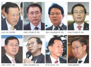임기 만료 앞둔 금융권 회장님들, '조용병·손태승·김광수' 연임 가능성은?